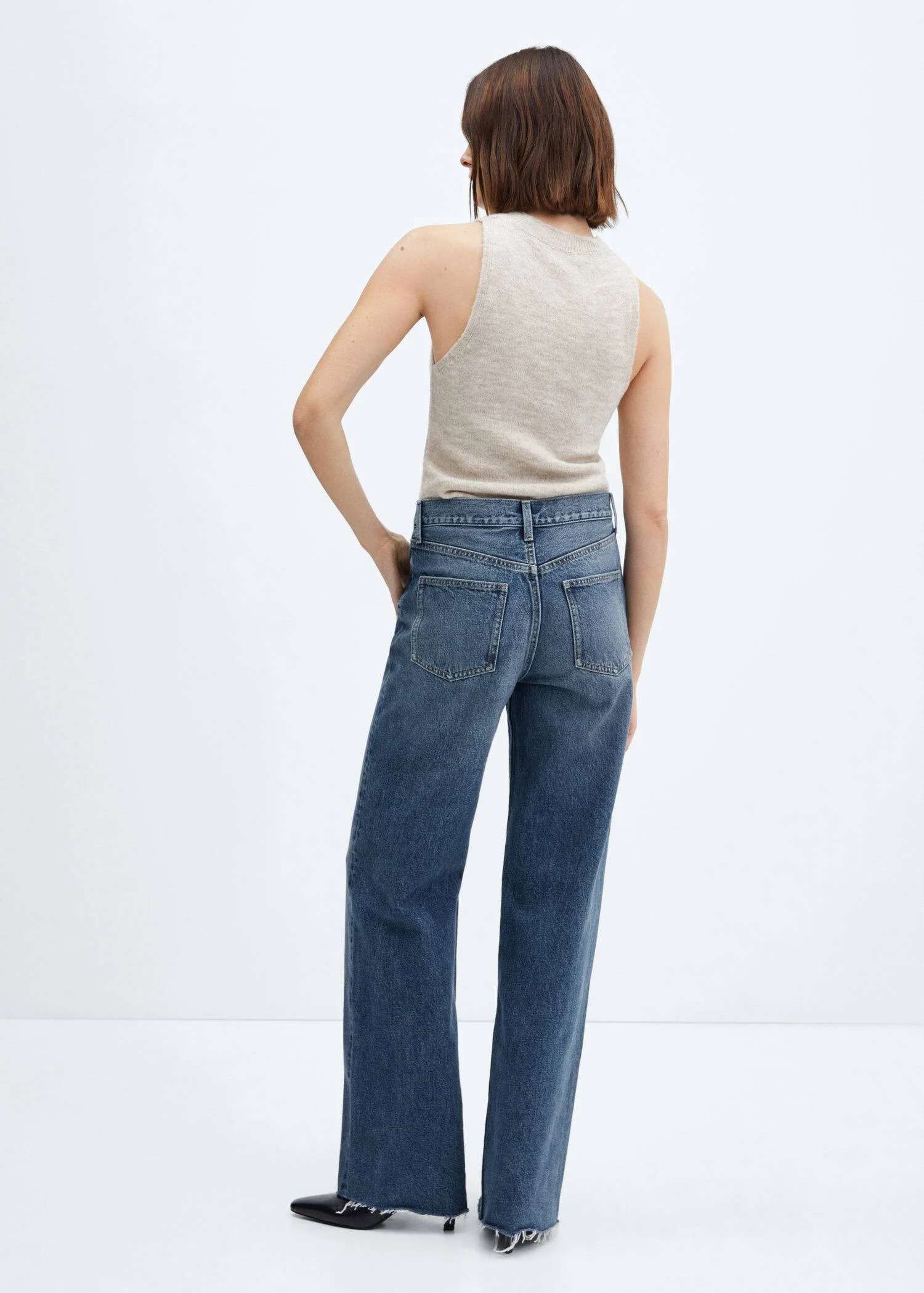 MANGO Quần Jeans Nữ Denver