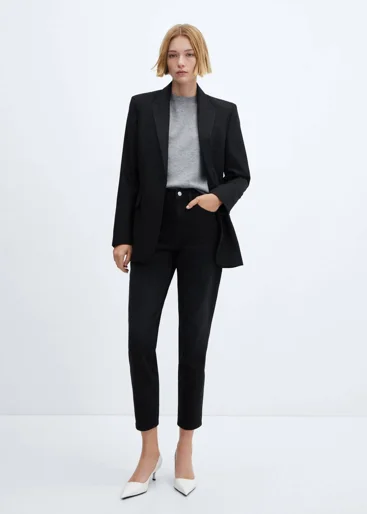 MANGO Quần Jeans Nữ Newmom