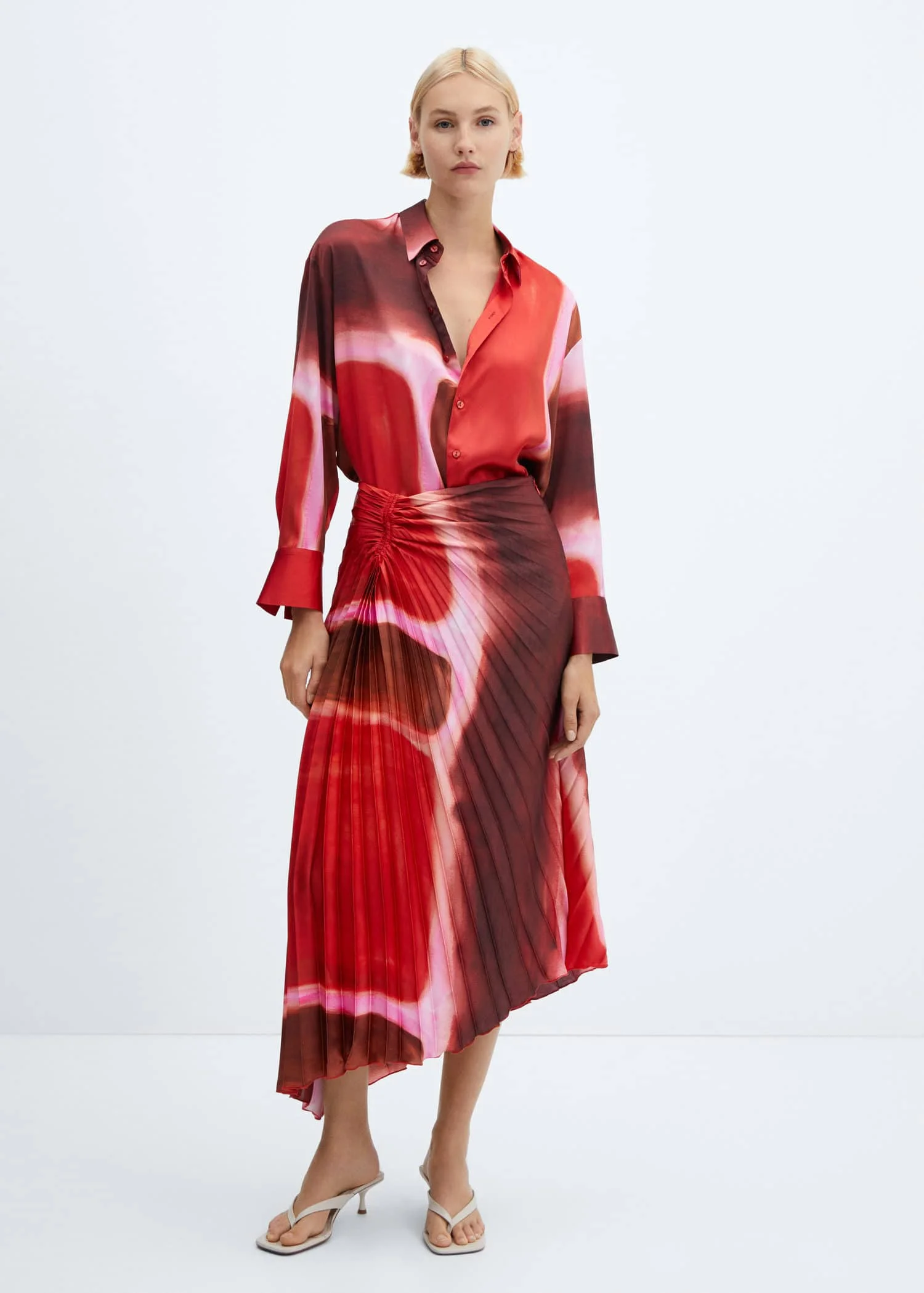 MANGO Chân Váy Nữ Rothko
