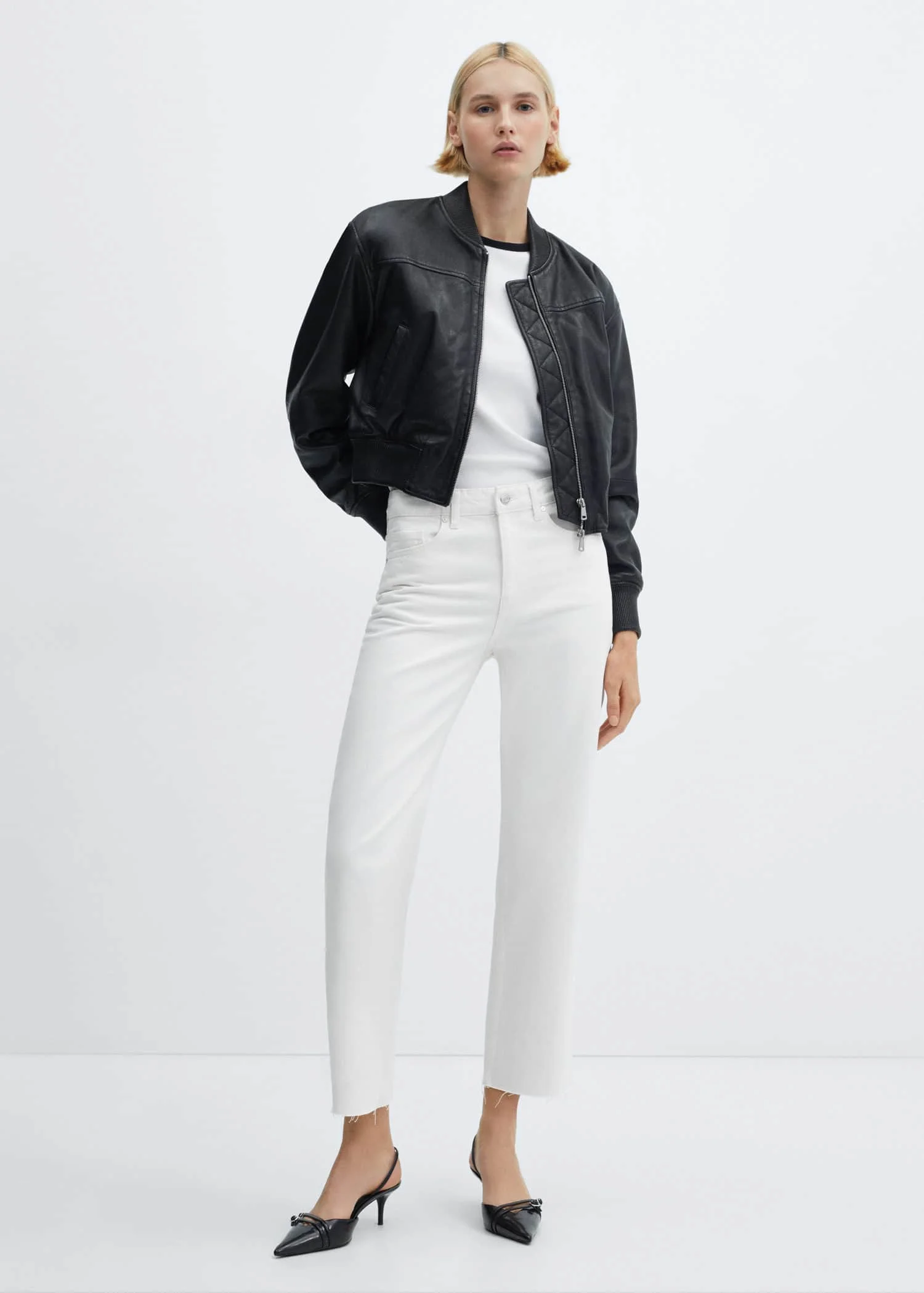 MANGO Quần Jeans Blanca