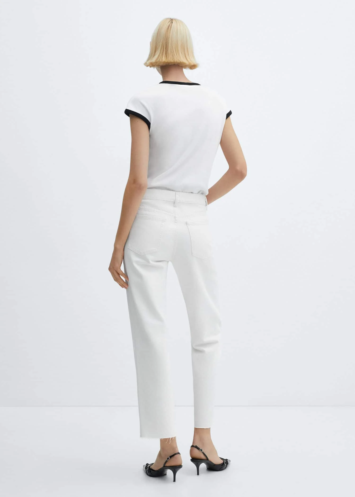 MANGO Quần Jeans Blanca