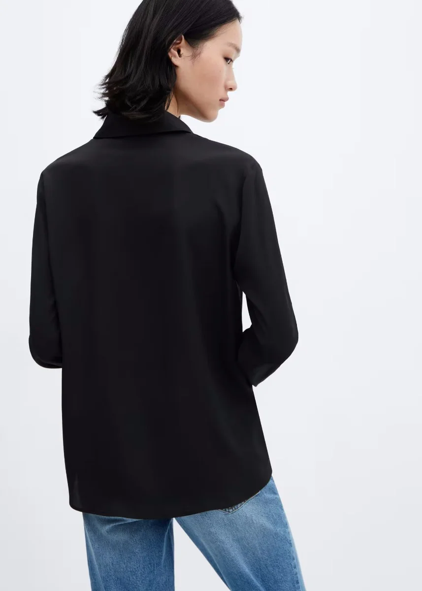 MANGO Áo Sơ Mi Nữ Basic