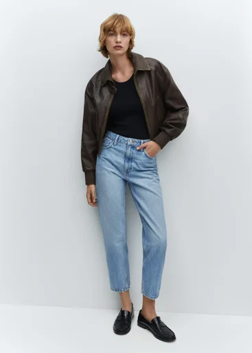 MANGO Quần Jeans Nữ Mom2000