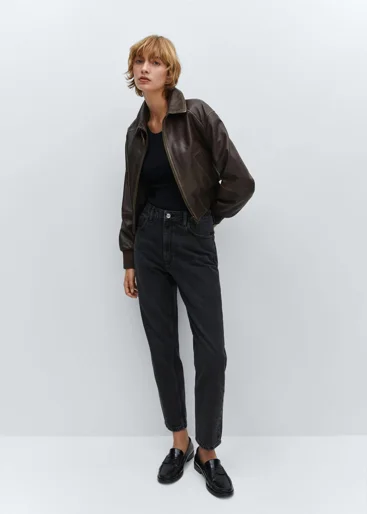 MANGO Quần Jeans Nữ Mom2000