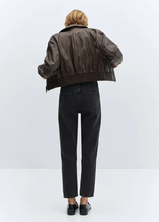 MANGO Quần Jeans Nữ Mom2000