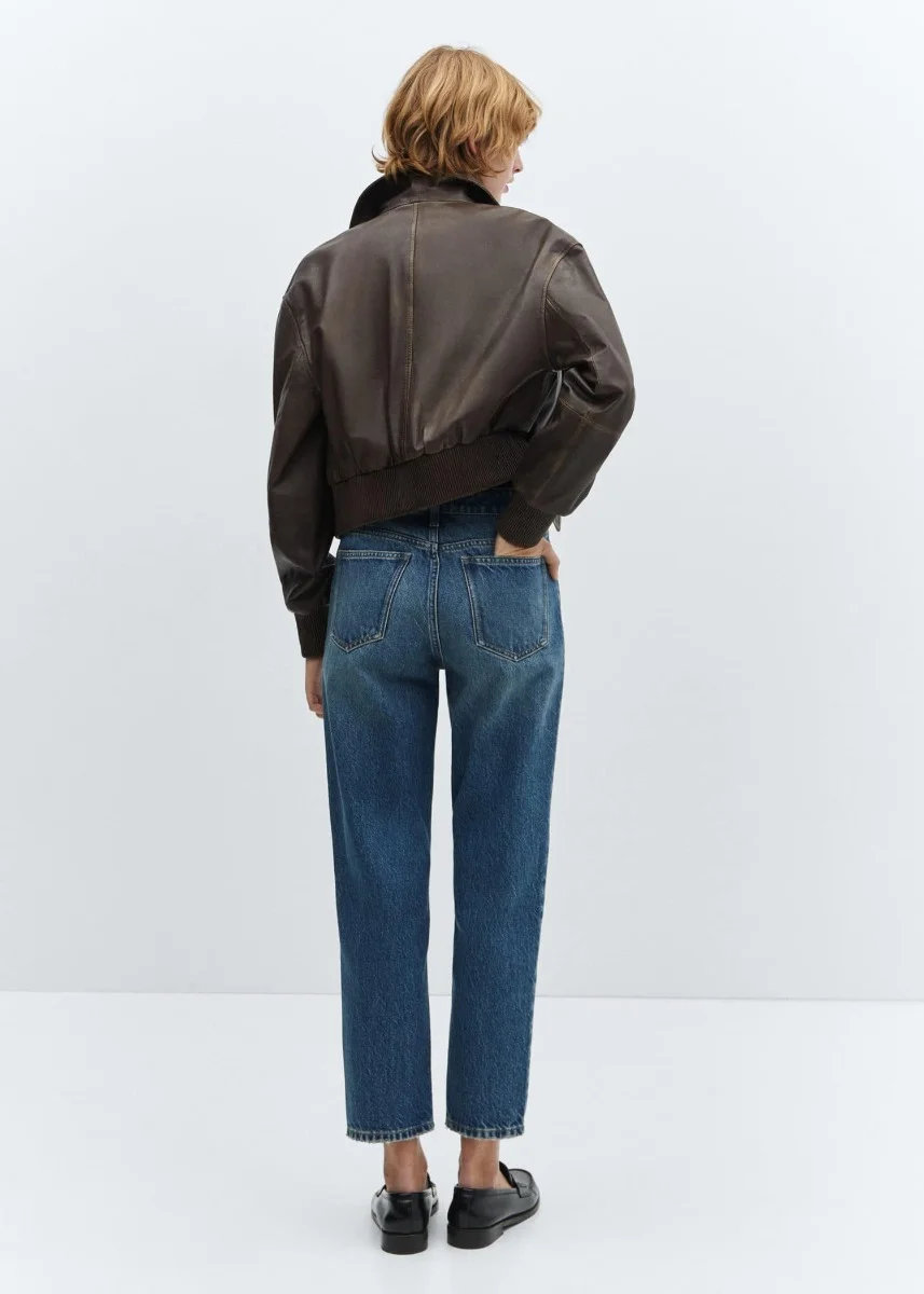 MANGO Quần Jeans Nữ Mom2000