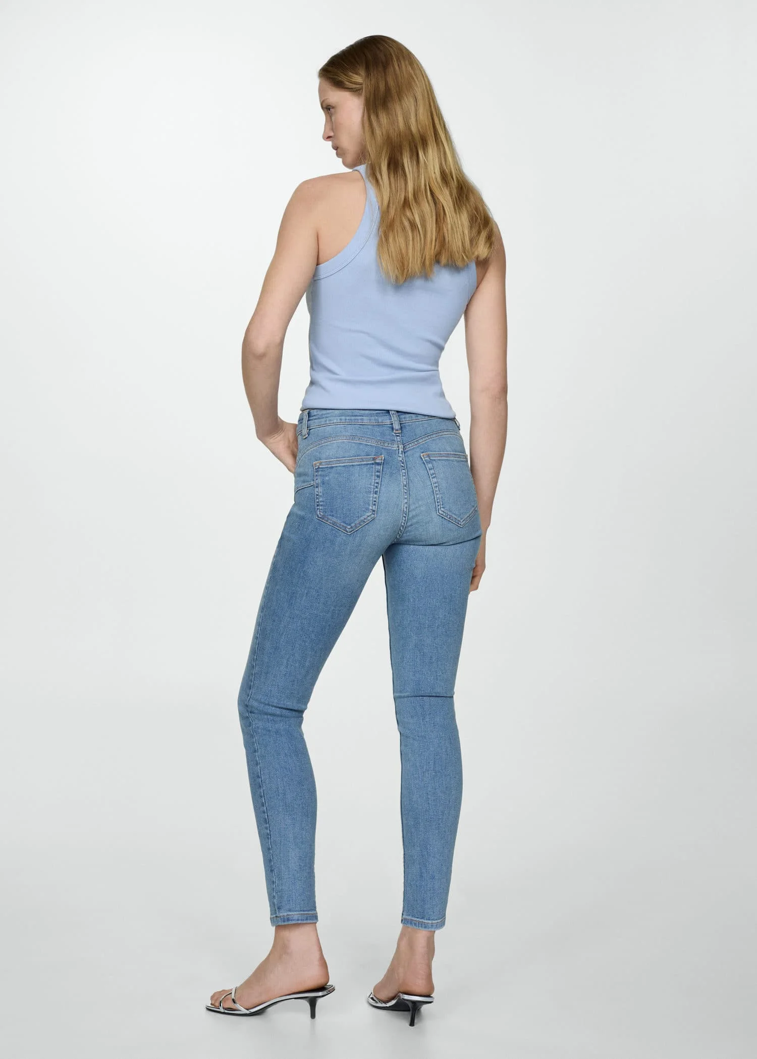 MANGO Quần Jeans Nữ Pushup