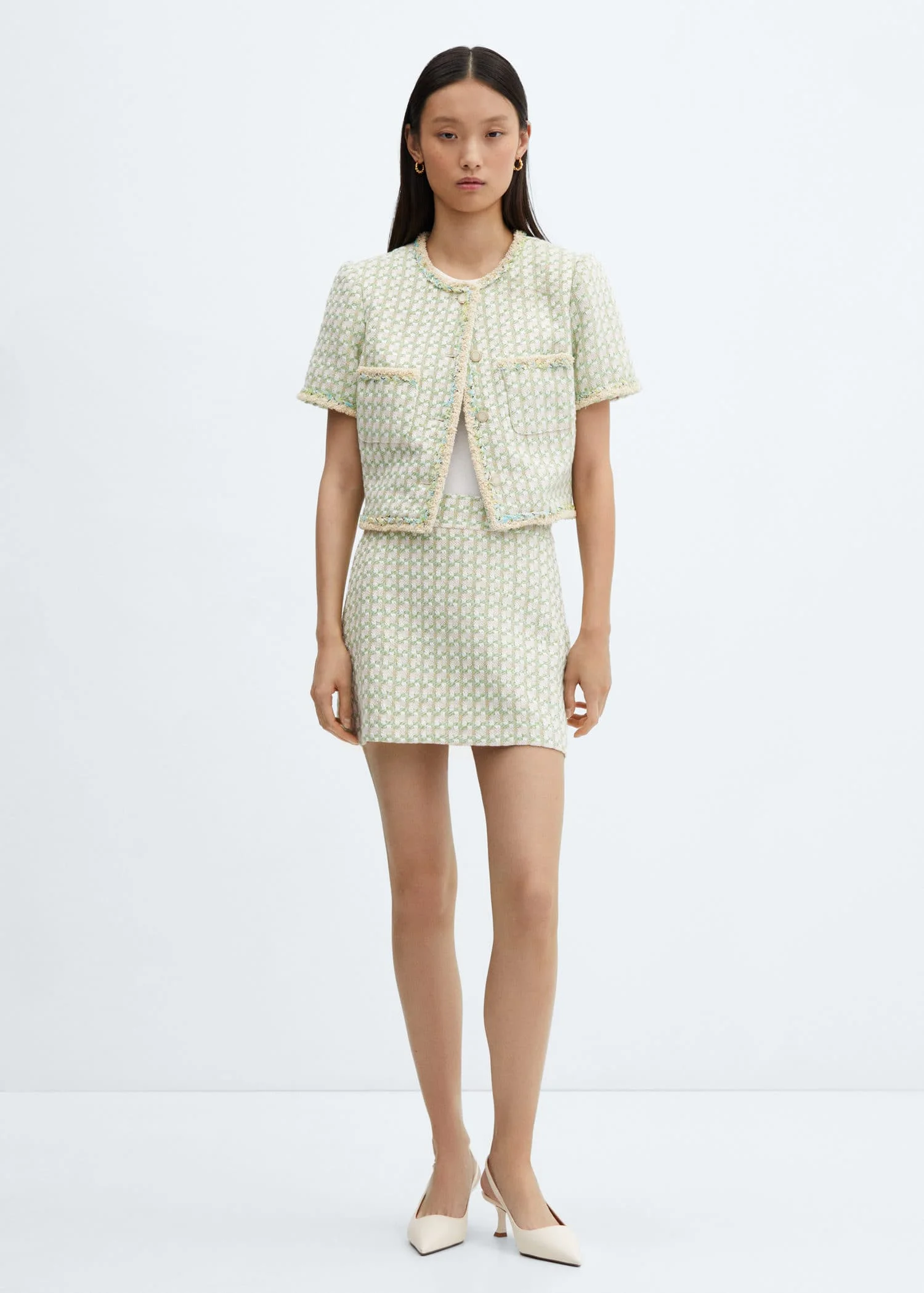 MANGO Chân Váy Nữ Sally