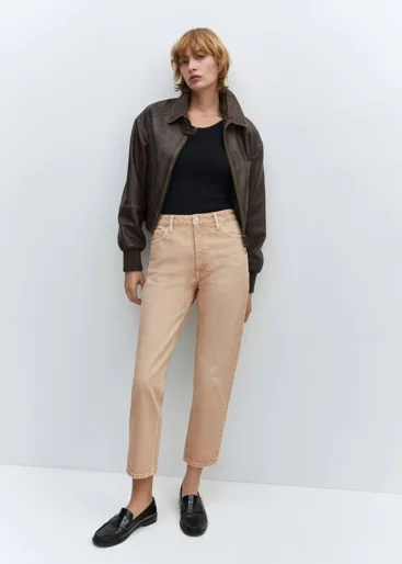 MANGO Quần Jeans Mom2000