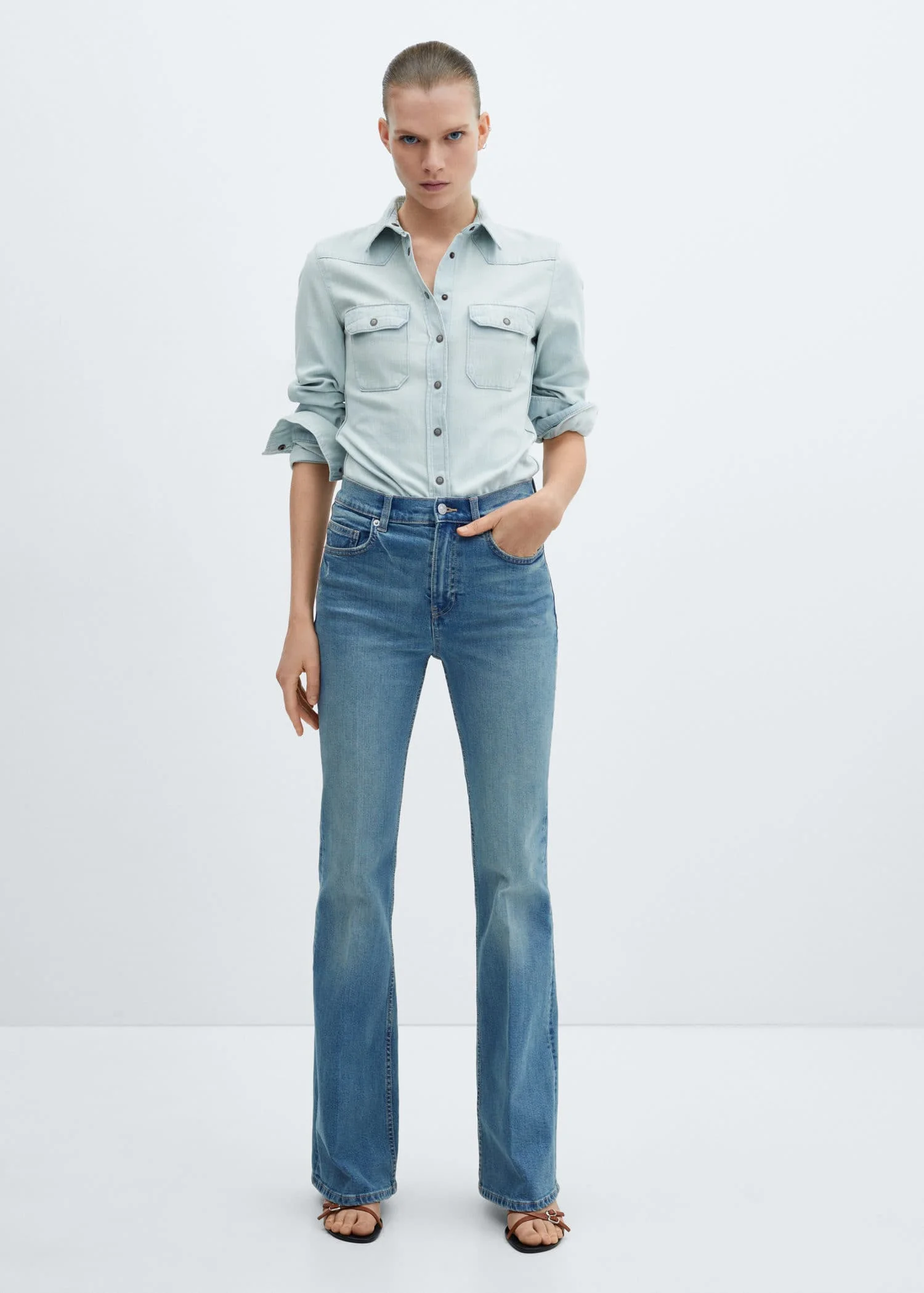 MANGO Quần Jeans Nữ Violeta