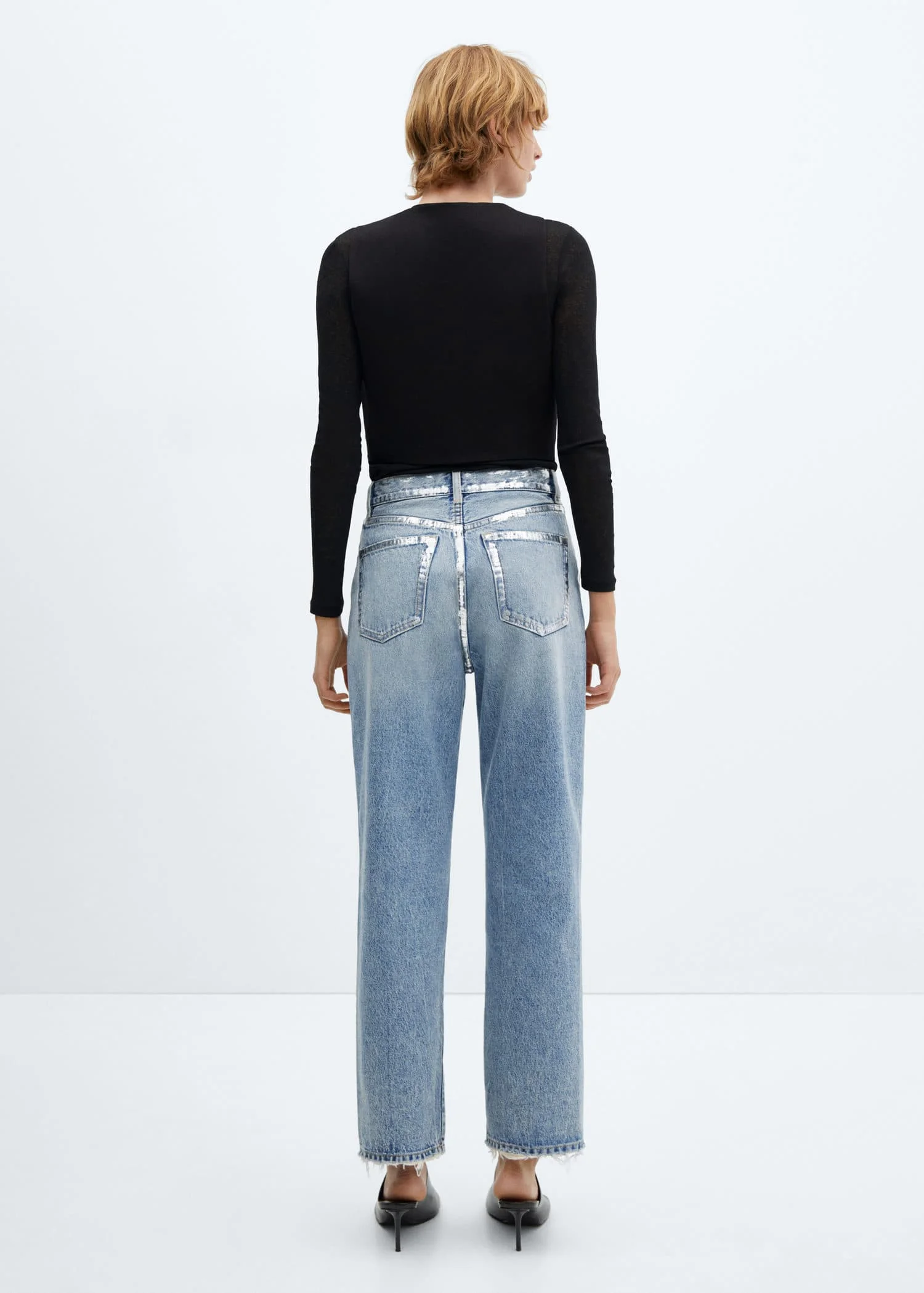 MANGO Quần Jeans Nữ Nicola