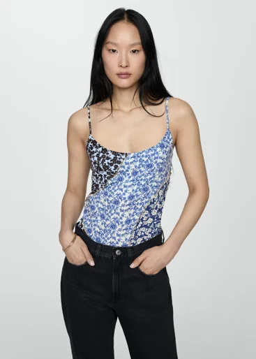 MANGO Áo Kiểu Nữ Finta