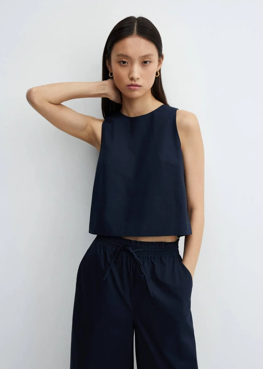 MANGO Áo Kiểu Nữ Popis