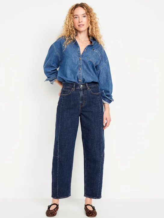 OLD NAVY Quần Jean Nữ - Barrel