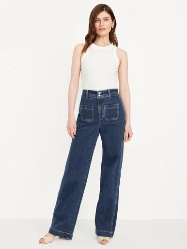 OLD NAVY Quần Jean Nữ - Wide Leg