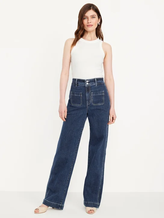 OLD NAVY Quần Jean Nữ - Wide Leg