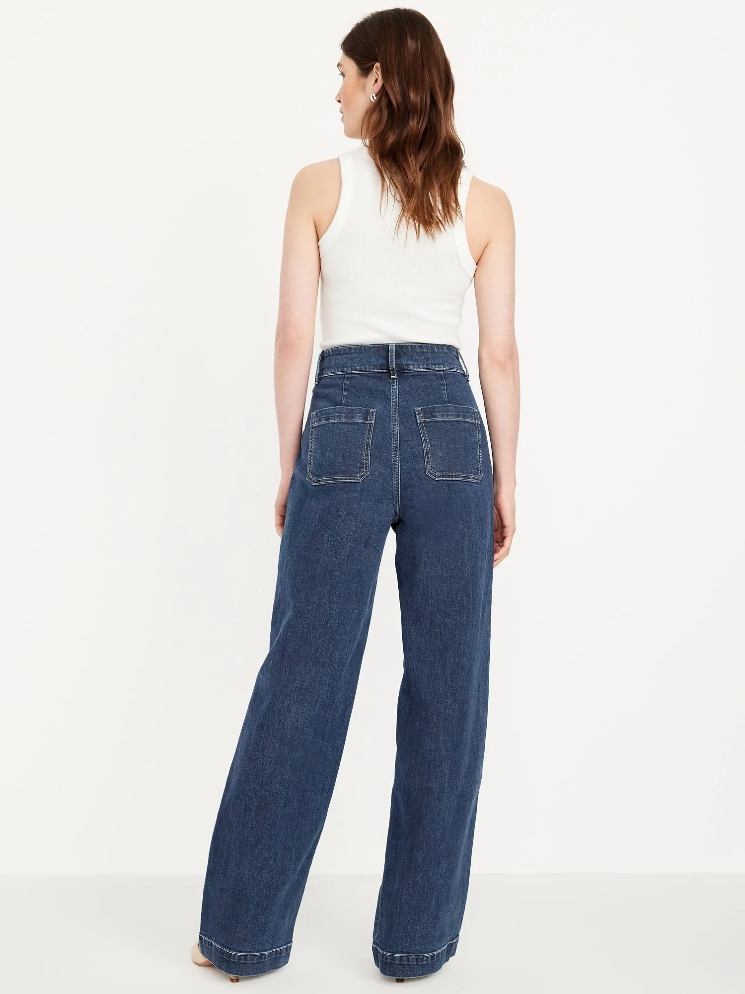 OLD NAVY Quần Jean Nữ - Wide Leg