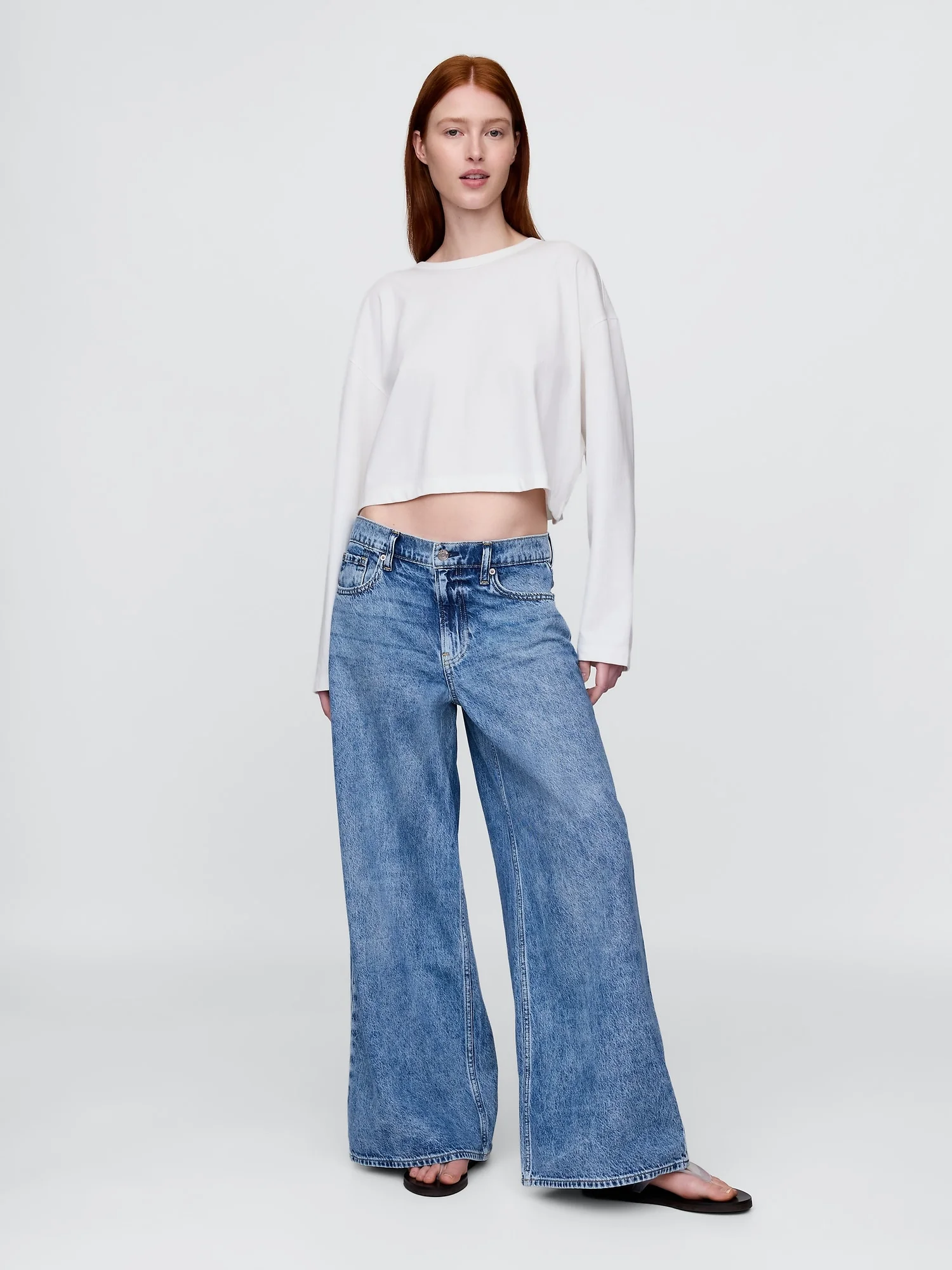GAP Quần Jeans Nữ - Baggy