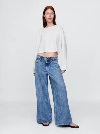 GAP Quần Jeans Nữ - Baggy