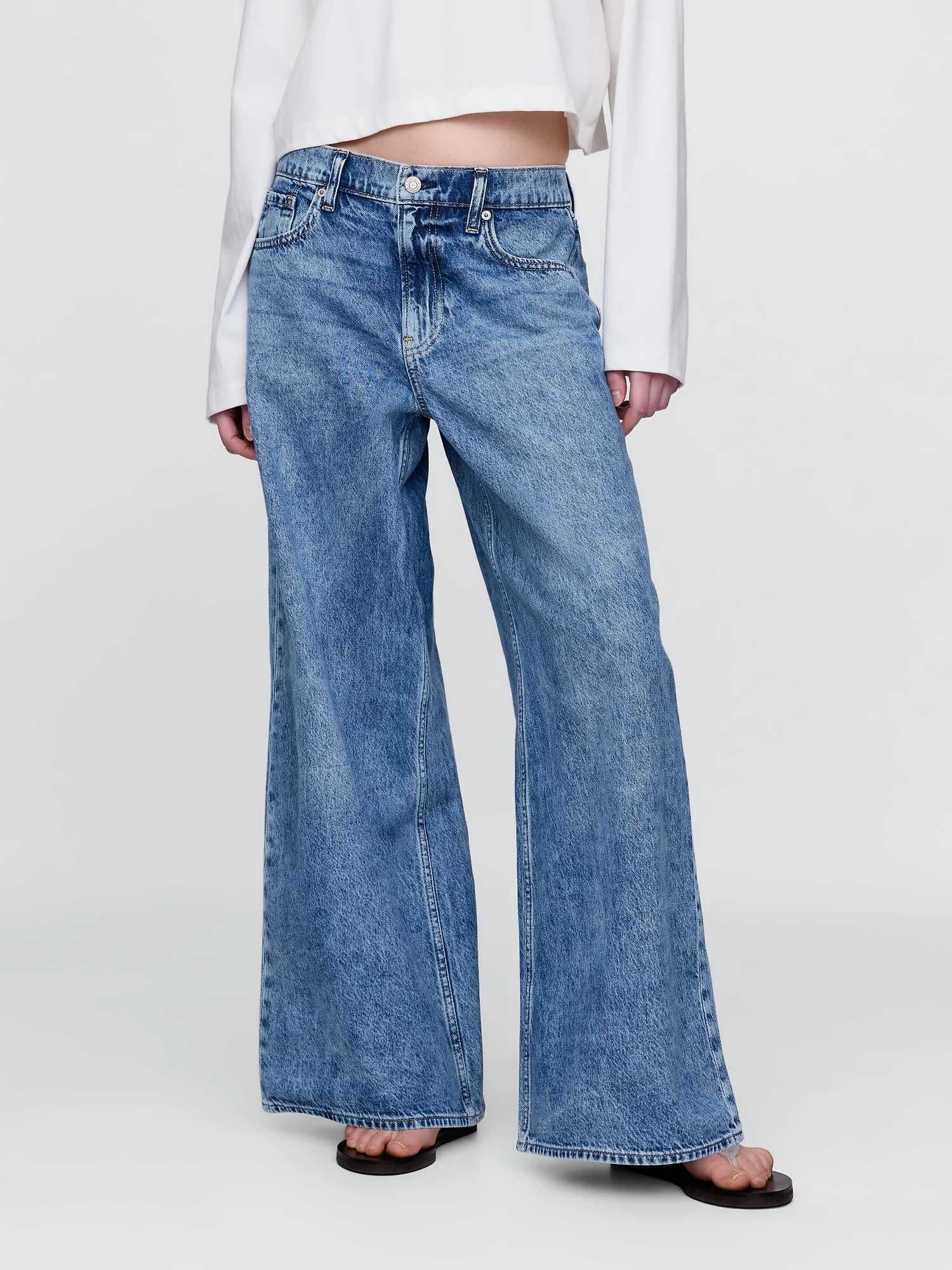 GAP Quần Jeans Nữ - Baggy