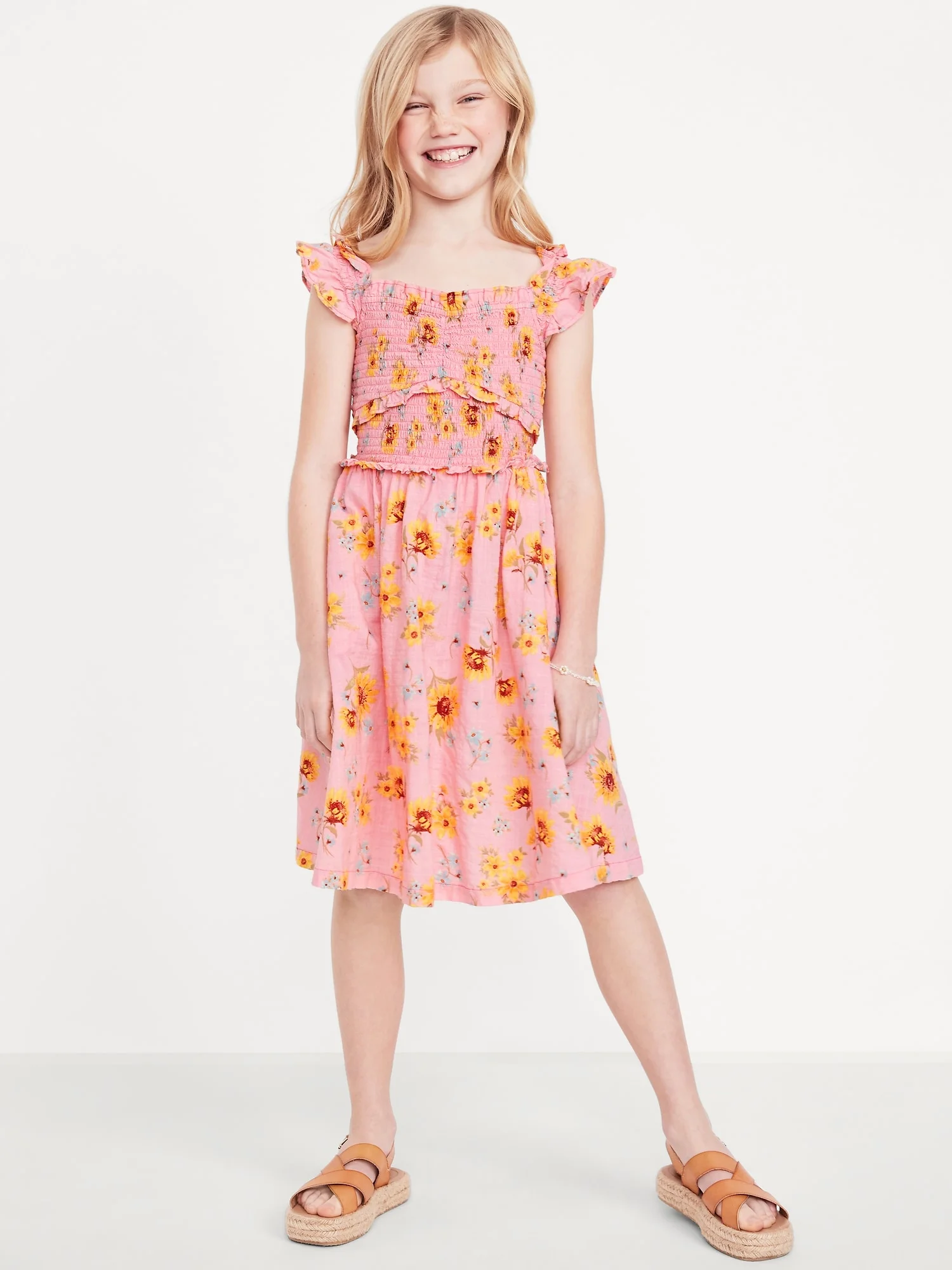 OLD NAVY Đầm Tay Ngắn Trẻ Em