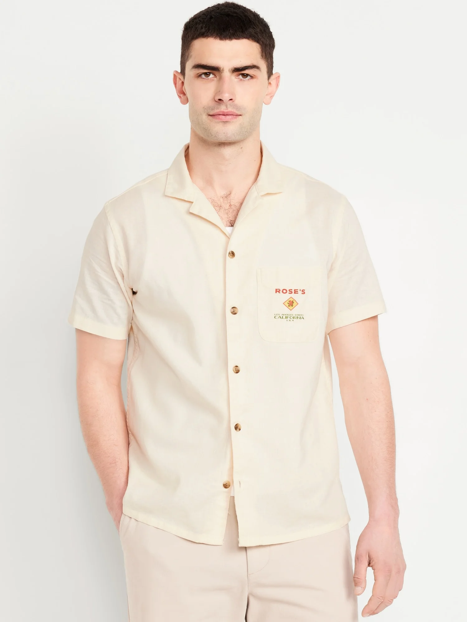 OLD NAVY - Áo Sơ Mi Tay Ngắn Nam |ACFC Online