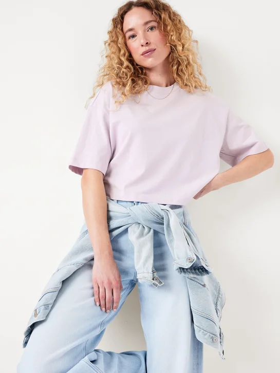 OLD NAVY Áo Thun Tay Ngắn Nữ