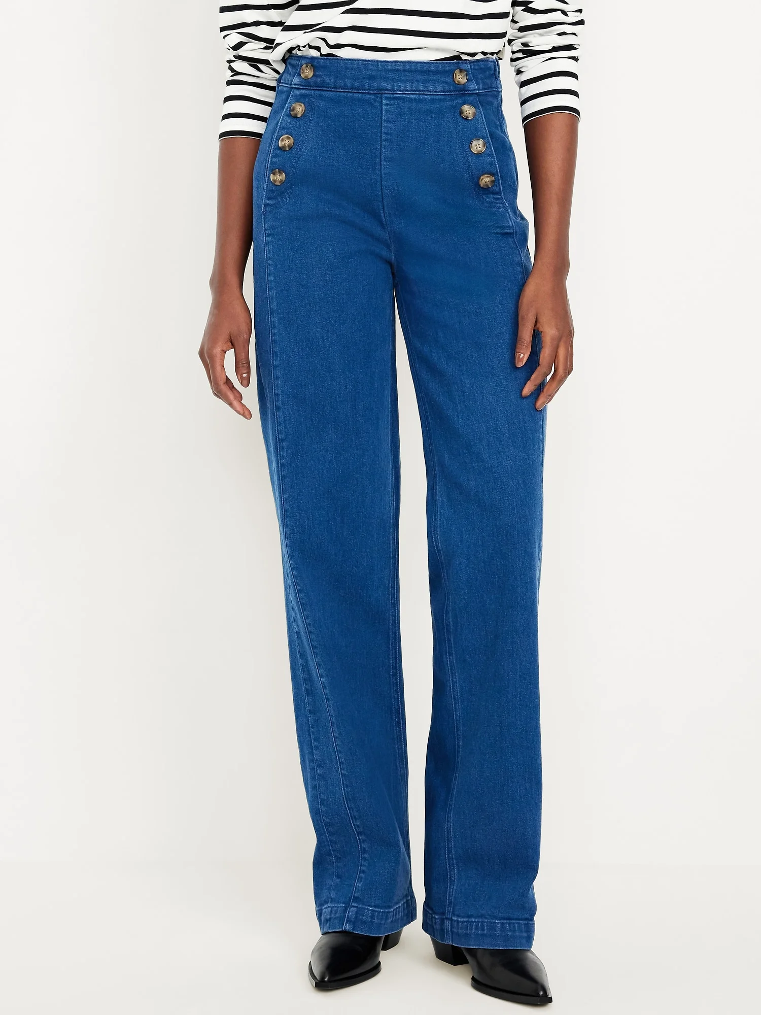OLD NAVY Quần Jean Dài Nữ - Wide Leg