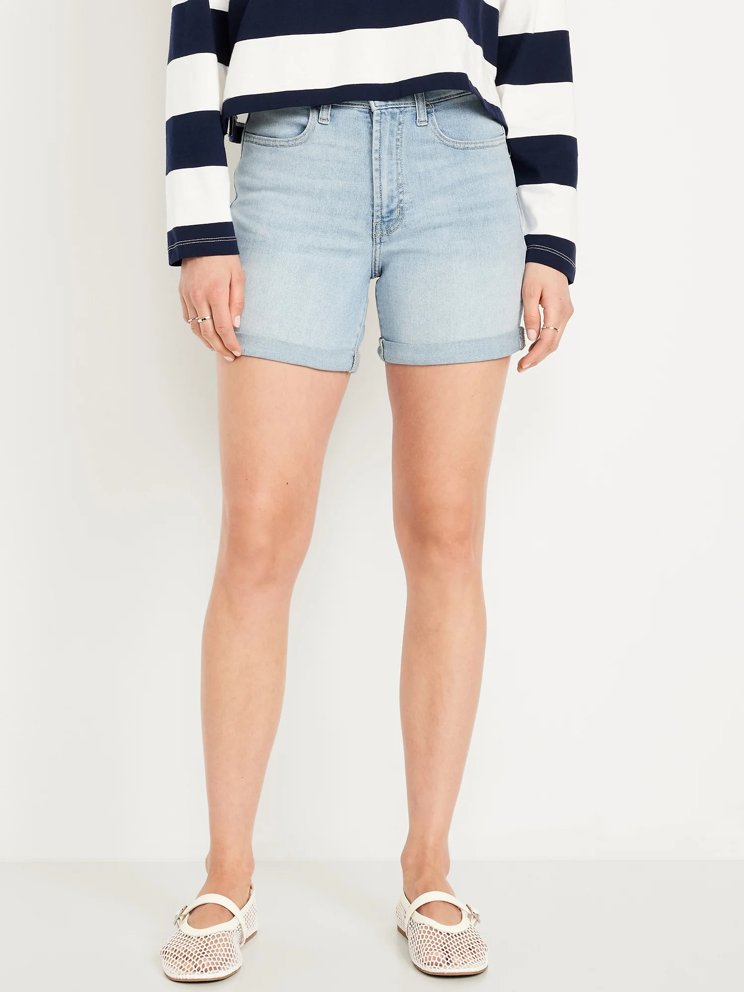 OLD NAVY Quần Jean Ngắn Nữ