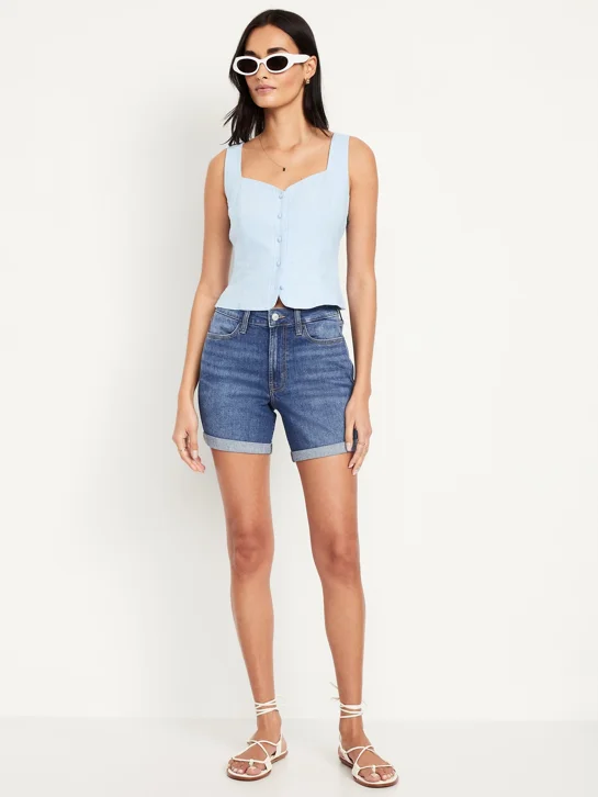OLD NAVY Quần Jean Ngắn Nữ