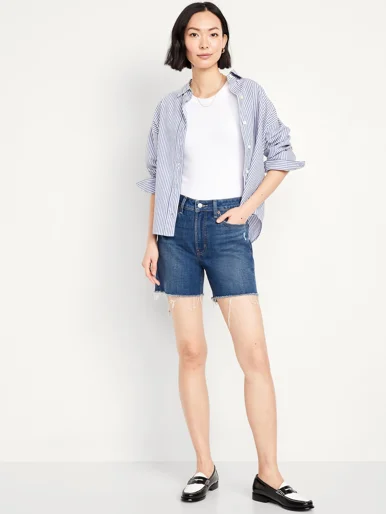 OLD NAVY Quần Jean Ngắn Nữ