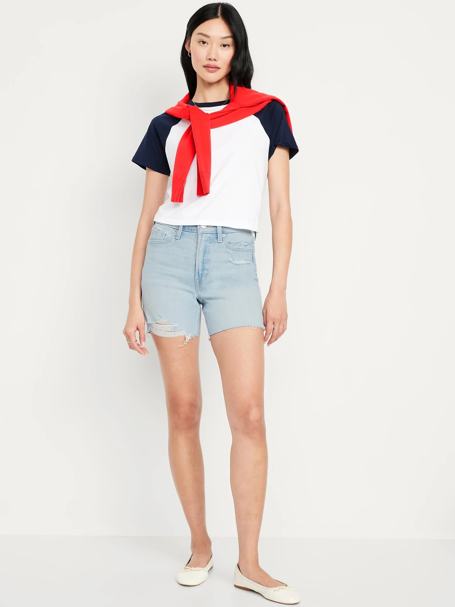 OLD NAVY Quần Jean Ngắn Nữ