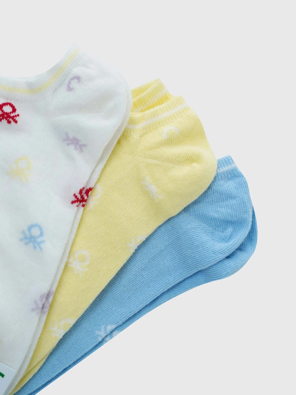 UNITED COLORS OF BENETTON Bộ 3 Đôi Vớ Nam Nữ
