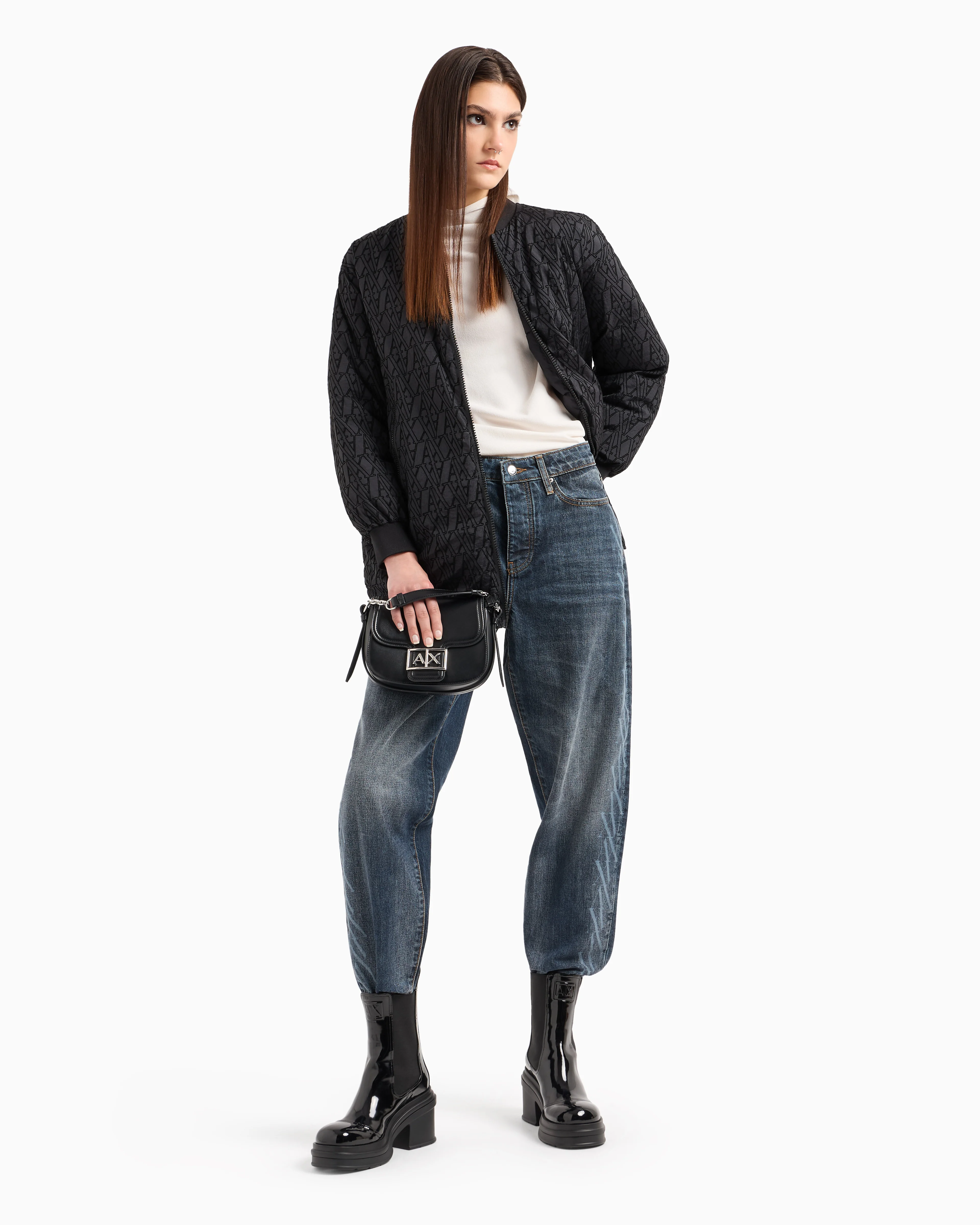 ARMANI EXCHANGE Quần Jeans Nữ Super Carrot Fit