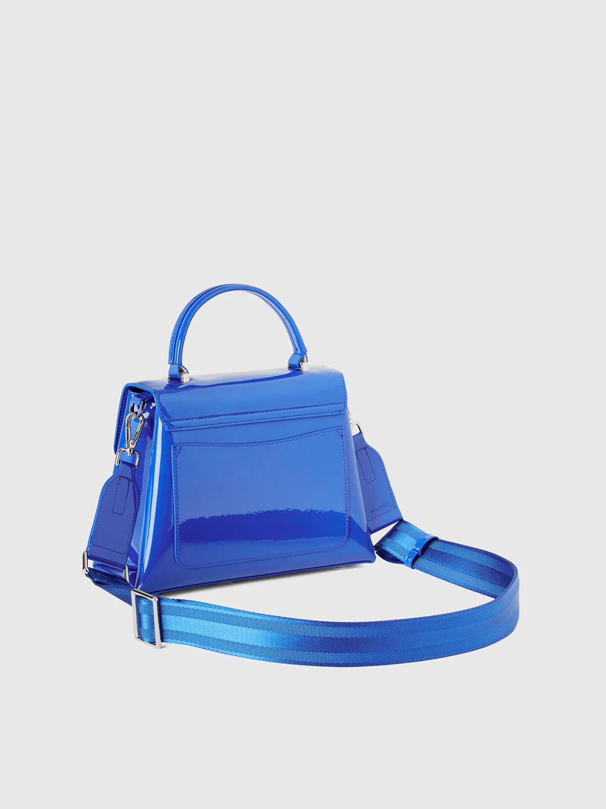UNITED COLORS OF BENETTON Túi Nữ Medium Bag In Shiny Mock Patent Leather