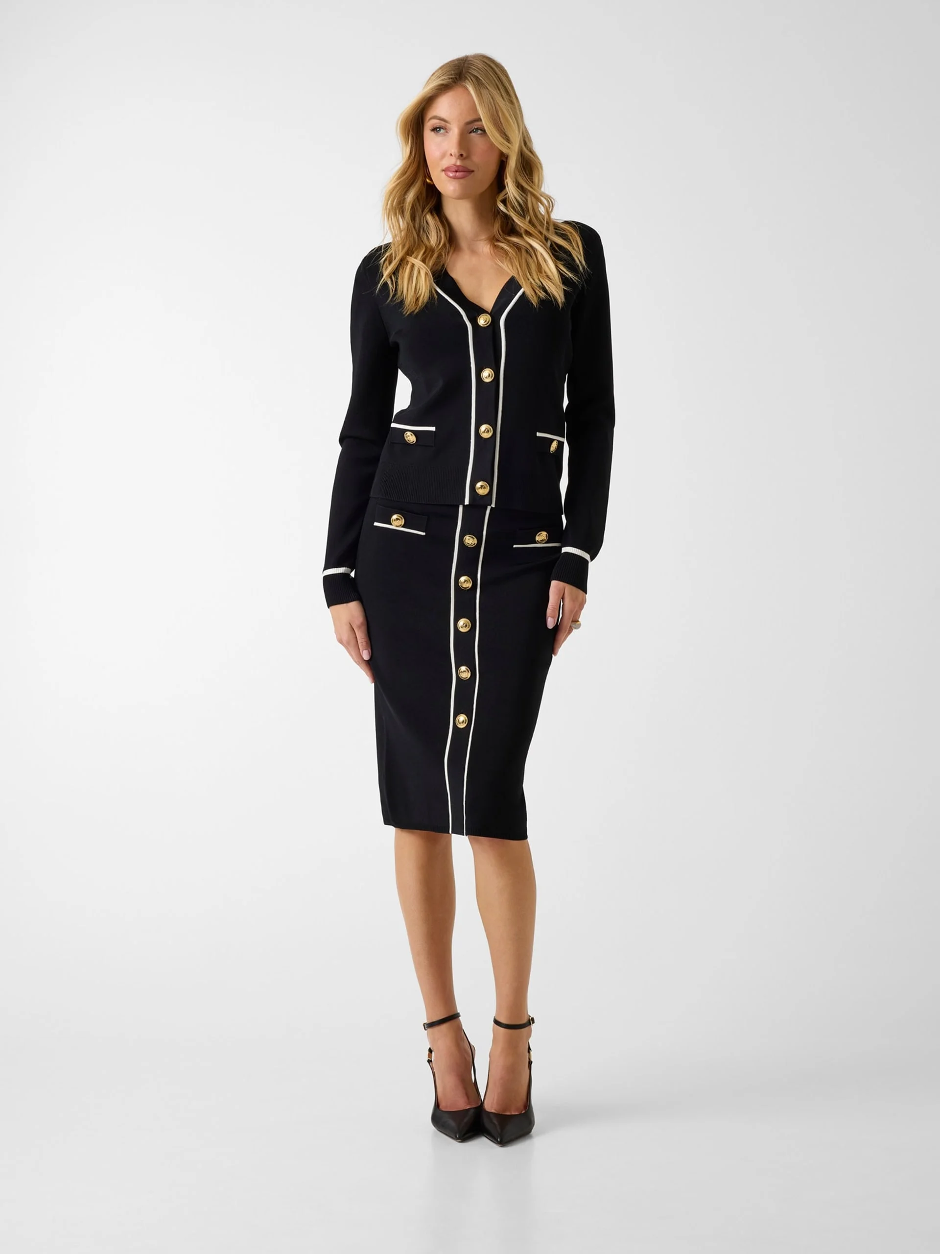 GUESS MARCIANO Chân Váy Nữ - Noemi Pencil Skirt Swtr