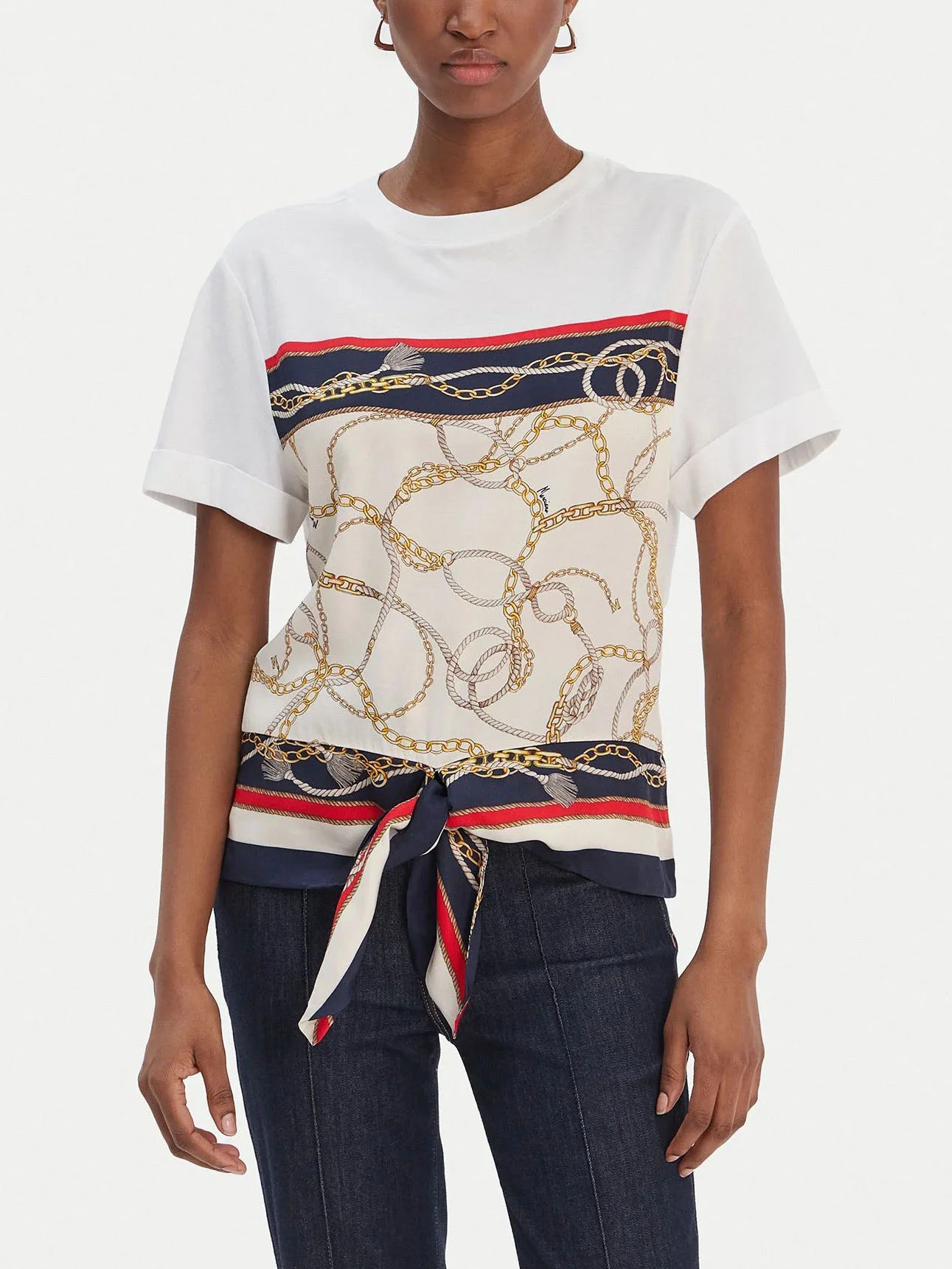 GUESS MARCIANO Áo Thun Kiểu Nữ - Kalila Knotted Tshirt