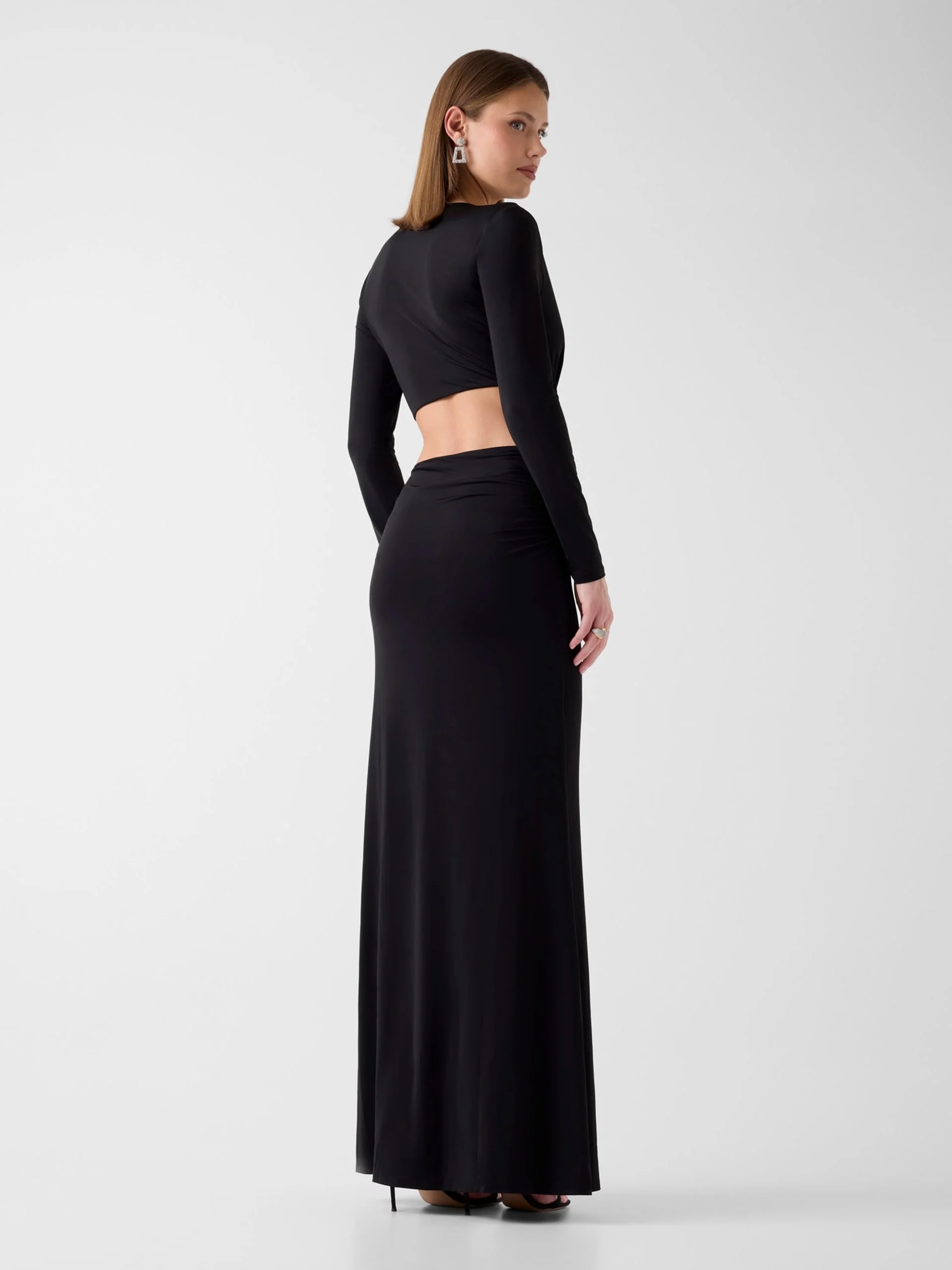 GUESS MARCIANO Đầm Nữ - Elsa Ls Maxi Dress