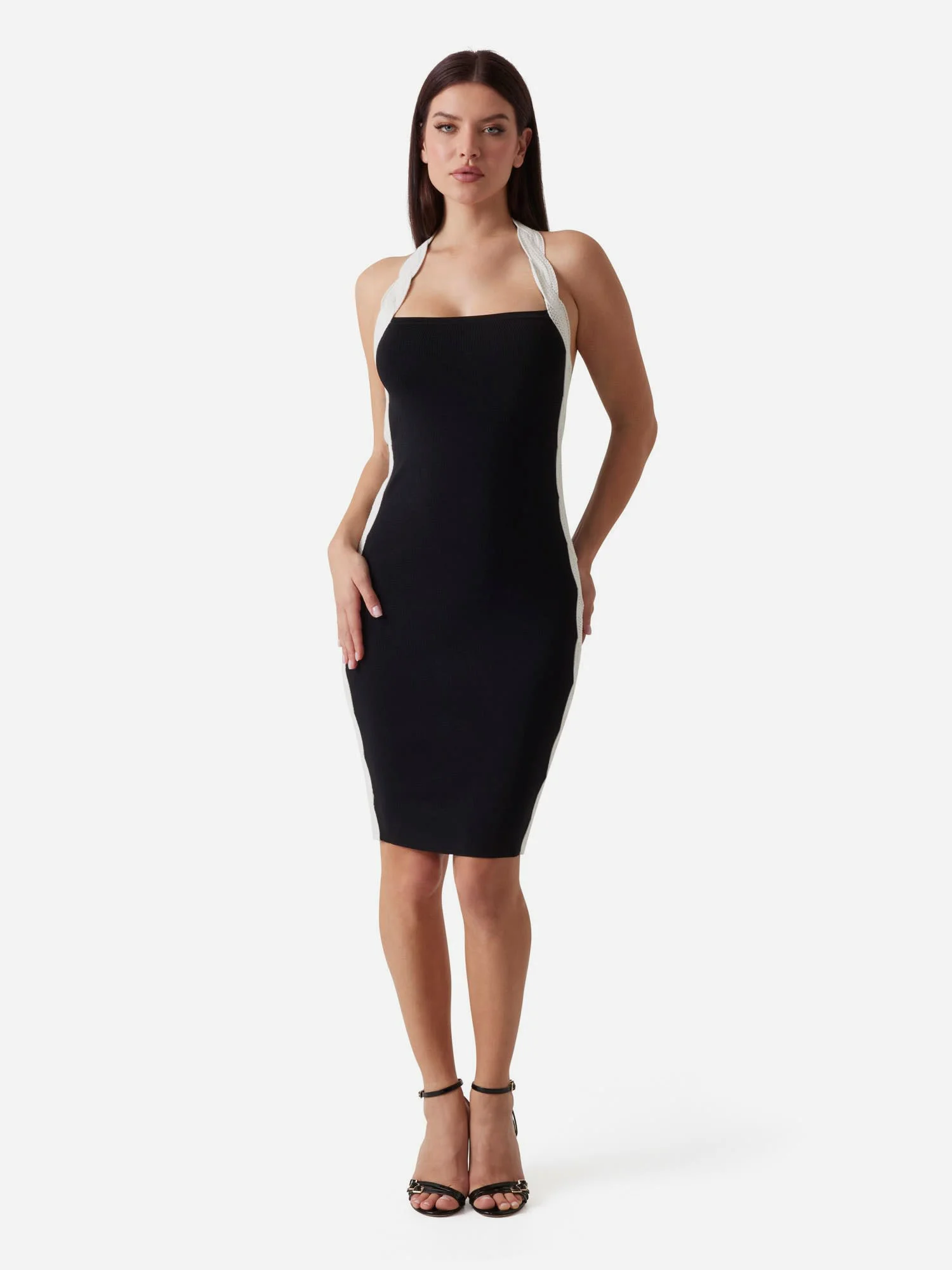 GUESS MARCIANO Đầm Nữ - Rania Halter Neck Braid Dress