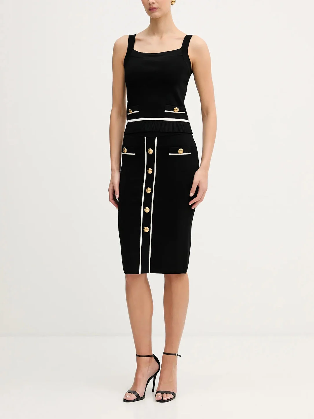 GUESS MARCIANO Áo Len Nữ - Noemi Tank Top Swtr