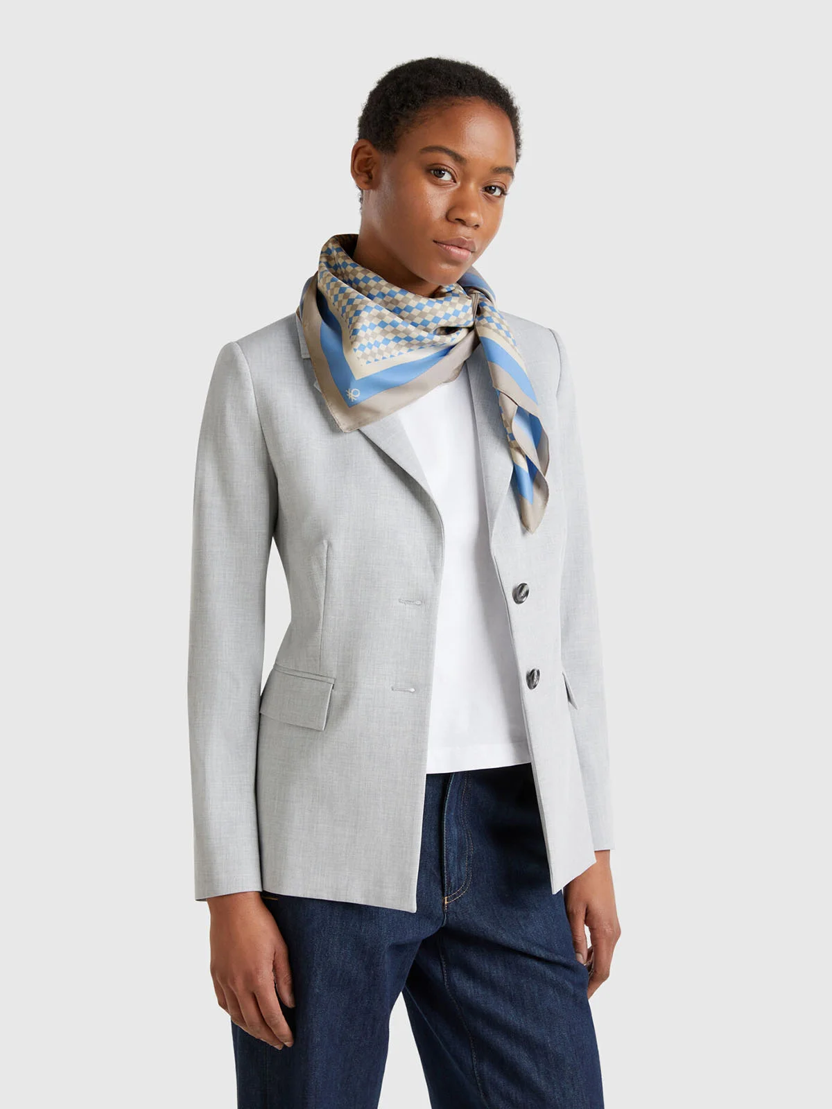 UNITED COLORS OF BENETTON Khăn Vuông Nữ Women Scarf