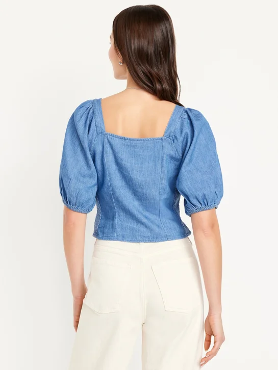 OLD NAVY Áo Kiểu Tay Ngắn Nữ