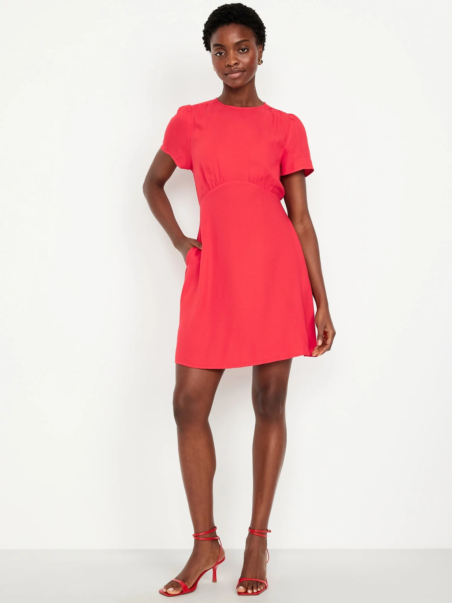 OLD NAVY Đầm Tay Ngắn Nữ