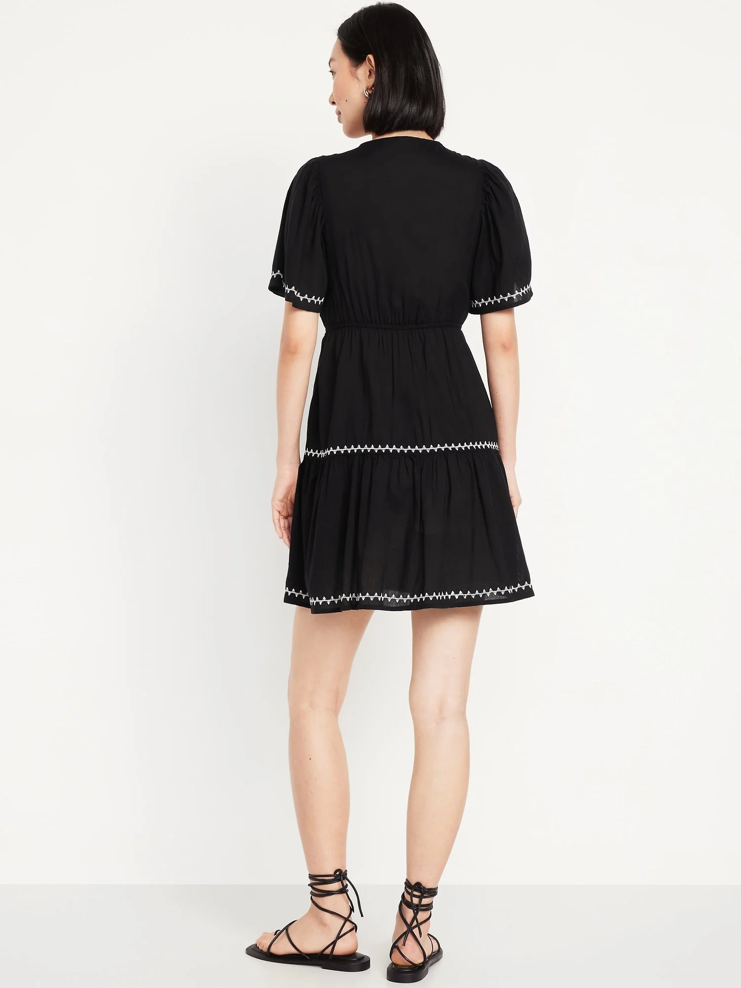 OLD NAVY Đầm Tay Ngắn Nữ