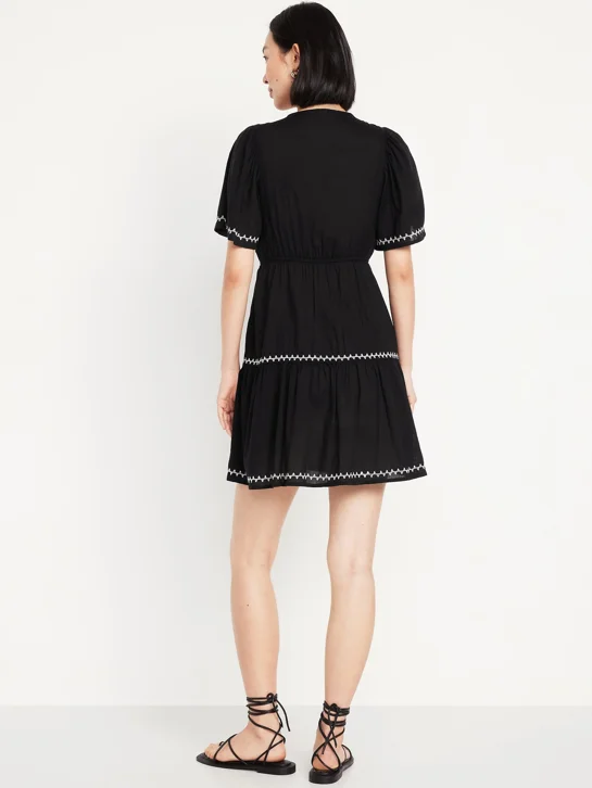 OLD NAVY Đầm Tay Ngắn Nữ