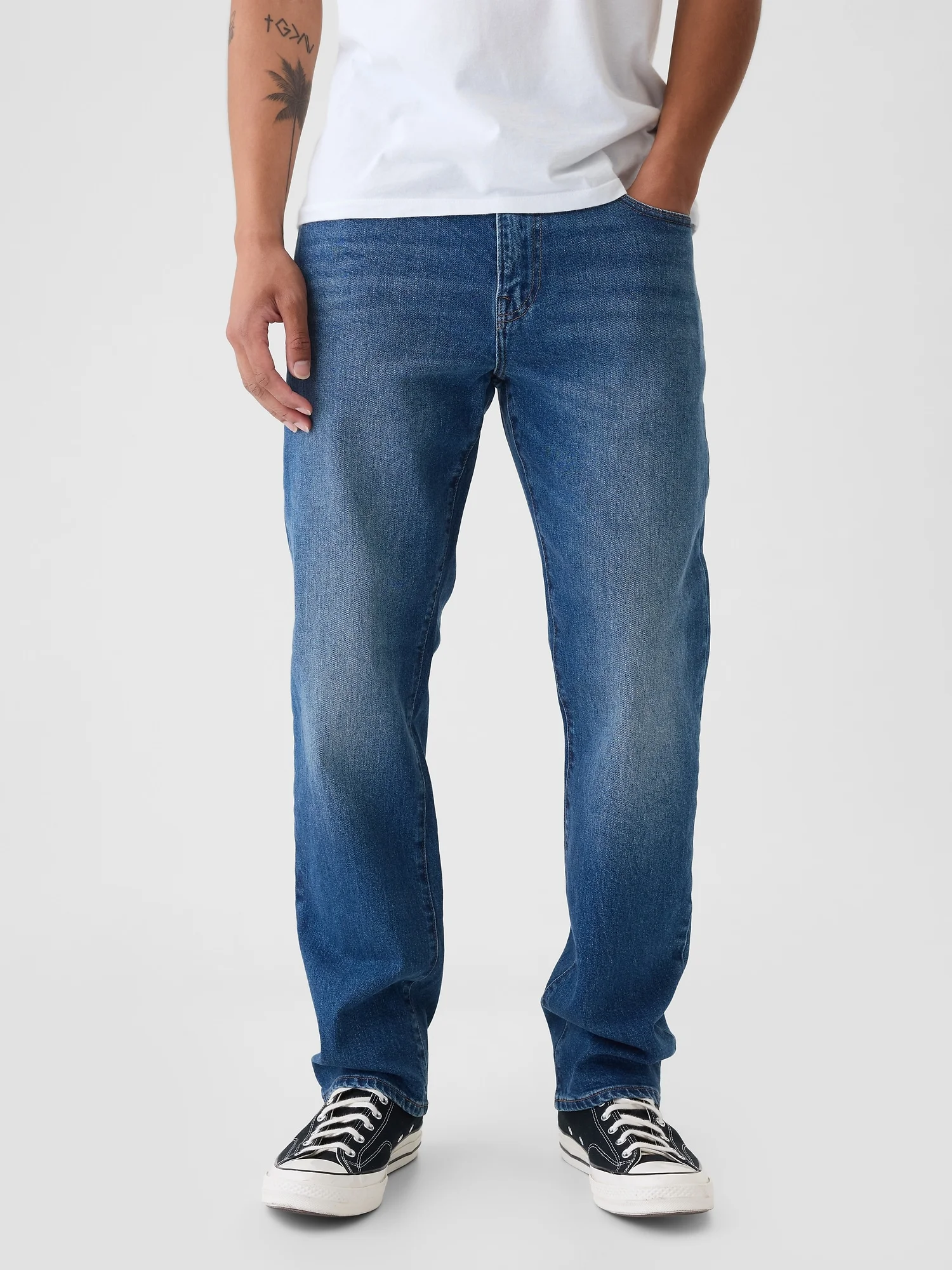 GAP Quần Jeans Nam - Straight Jeans