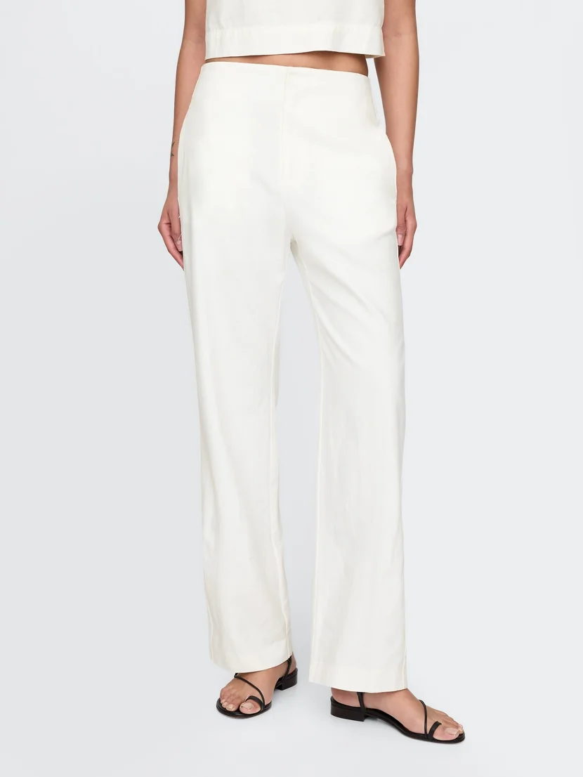 GAP Quần Vải Dài Nữ - Relaxed Straight