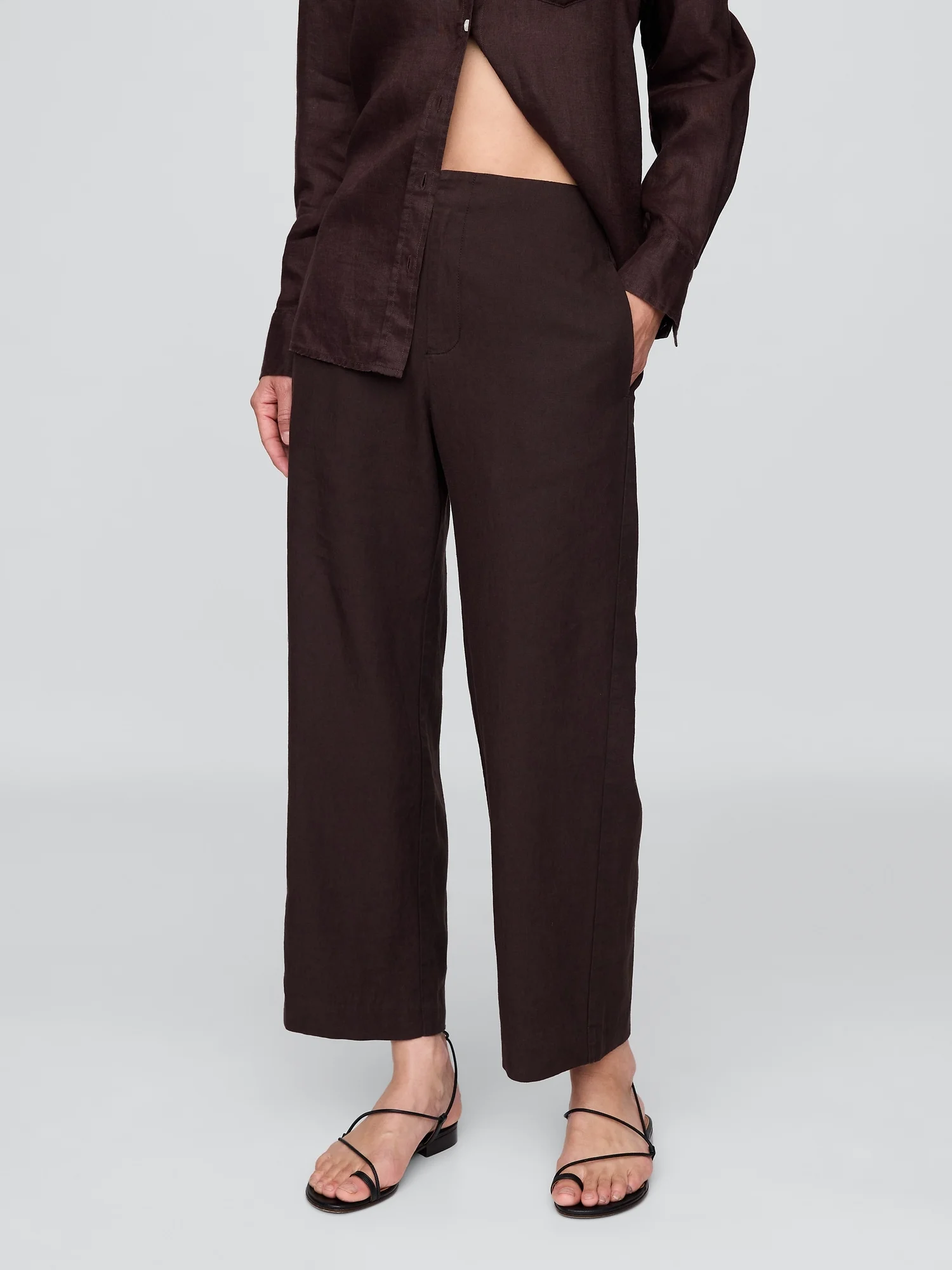 GAP Quần Dài Nữ - Relaxed Straight