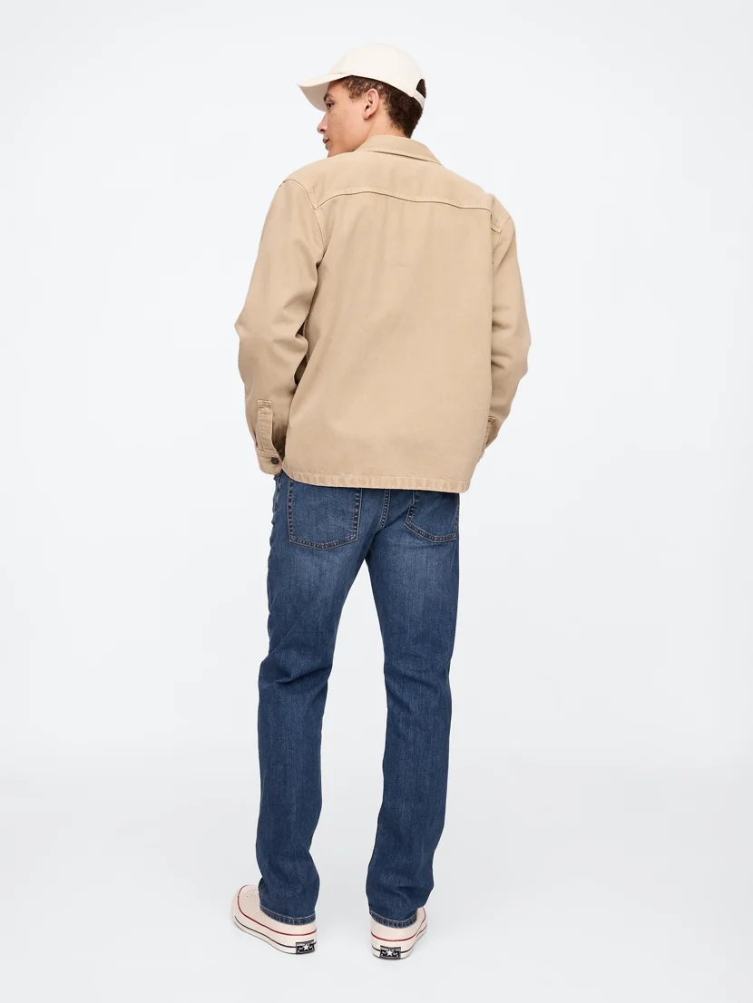 GAP Quần Jeans Dài Nam - Straight Jeans