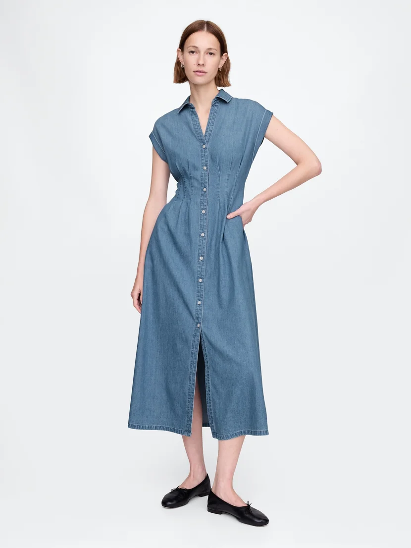 GAP Đầm Jeans Nữ